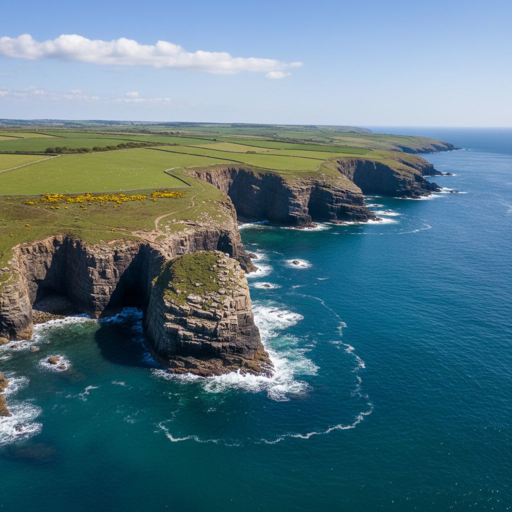 Beautiful Pembrokeshire coastline showing our service area